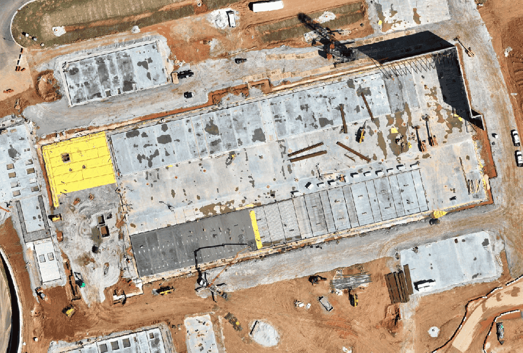 Day 1 satellite view